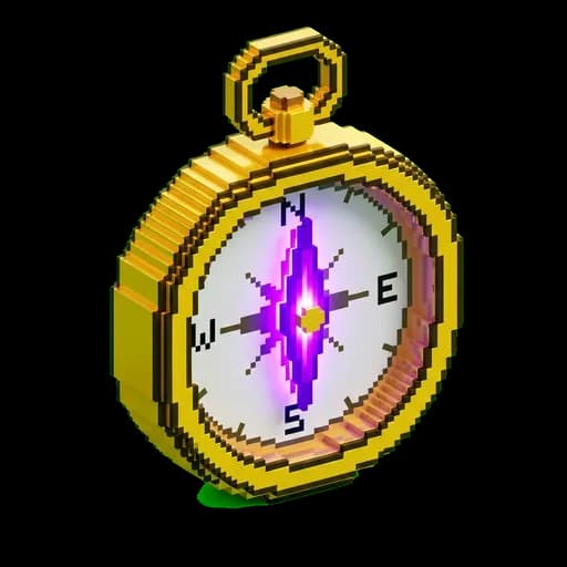 3D Golden Compass