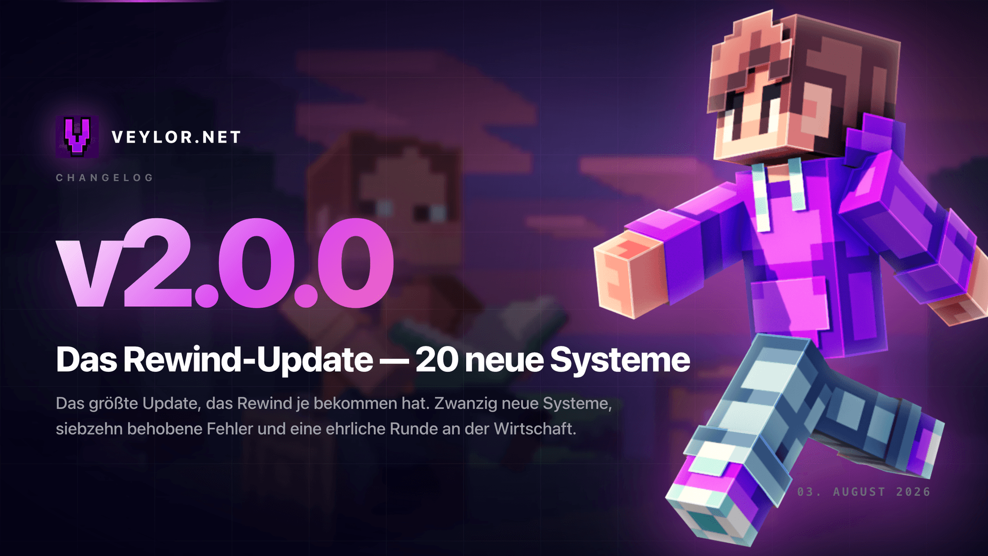 La actualización 2.0 Rewind — 20 sistemas nuevos